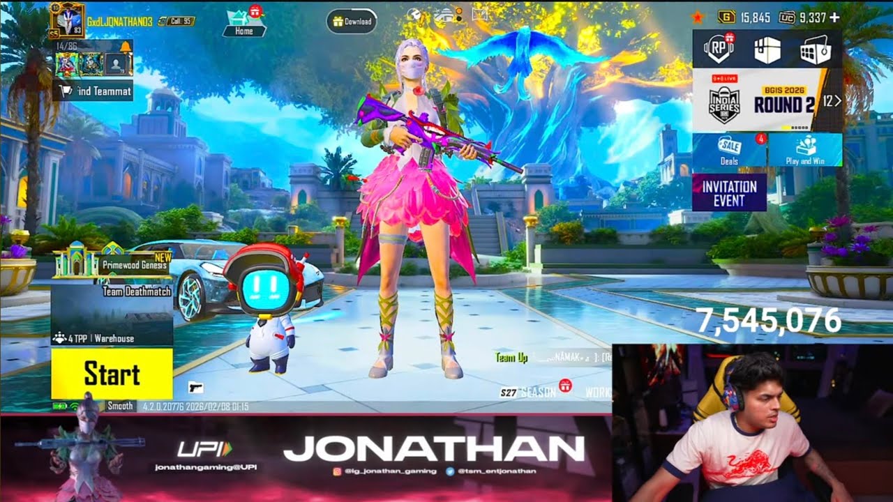 🔥55 Kills Jonathan New Highest Kill Record | BGMI 4.2 Update |  🔥