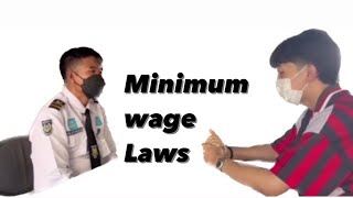 Minimum wage laws Tu122