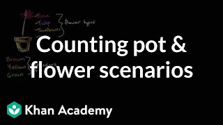 Counting Pot And Flower Scenarios