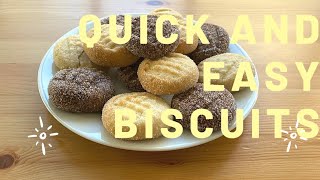 Quick and easy biscuits/بسكويت سهل وسريع