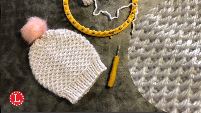 Estone 14cm/19cm/24cm Classical Round Circle Hat Knitter Knifty Knitting Knit Loom Kit (19cm(Red))