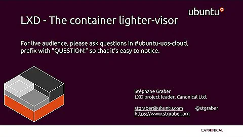 UOS November 2015: An Introduction to LXD