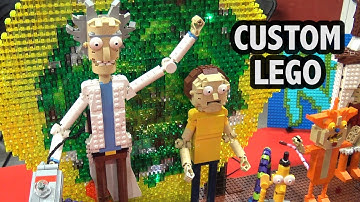 Rick and Morty Characters in LEGO | BrickFair Virginia 2017