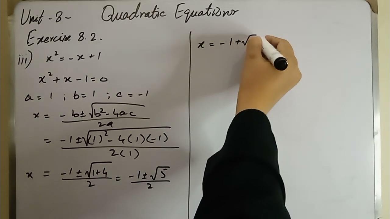 quadratic-equation-exercise-8-2-questions-1-5-class-9-mathematics