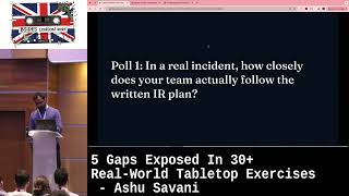 5 Gaps Exposed In 30+ Real-World Tabletop Exercises - Ashu Savani