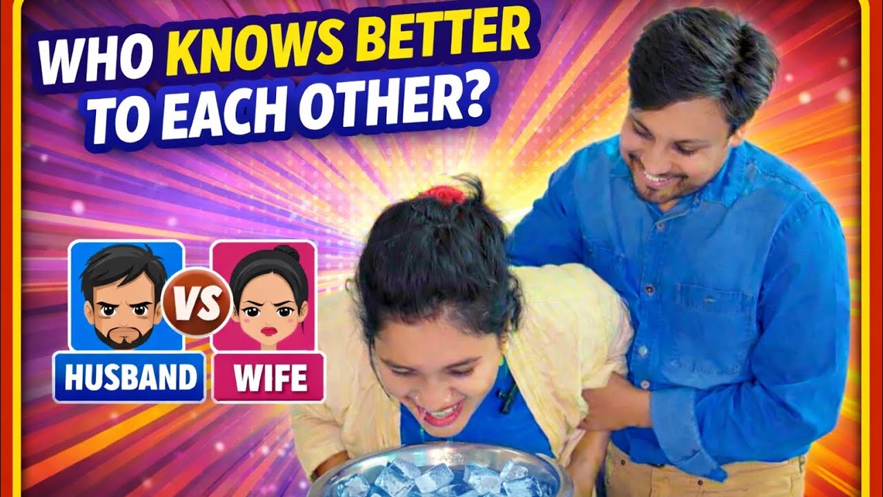 Who Knows better to each other?? 😝🤩 Husbandvswife challange #couplechallenge #whoknowsbetter #shorts