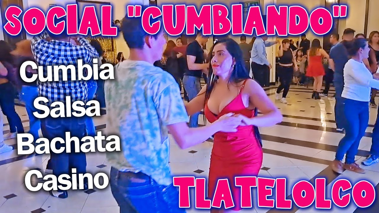 Baile Social "Cumbiando" en Tlatelolco | Salsa, Rueda de Casino, Bachata, Cumbia | Ciudad de México
