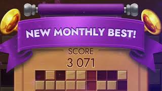 How to play Woodoku. Tips and strategies. 3071 points screenshot 2