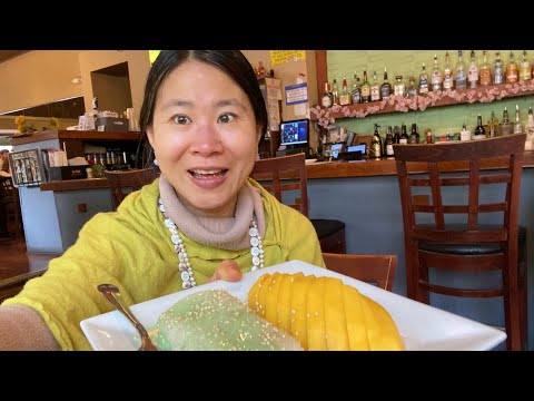 Sticky Rice Mango at Absolute Thai Restaurant Taste authentic Thai in DC