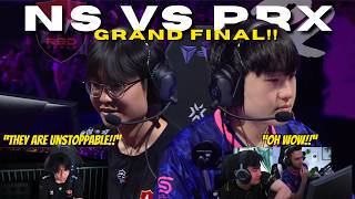 Tenz, FNS and s0m losing it over Nongshim Red force vs PRX