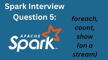 Spark Streaming: How do you use foreach, count, and show on a stream