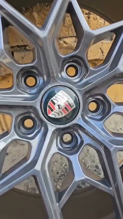 Динамические парящие колпачки на литые диски Porsche | Фиксированные ...