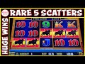 Rare 5 symbol retrigger huge win on corrida de toros slot machine at palms las vegas casino