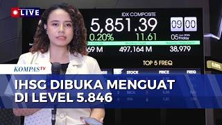 Ihsg Naik 011 Persen Di Jumat Pagi Sempat Sentuh Level 5846  Kompas Siang
