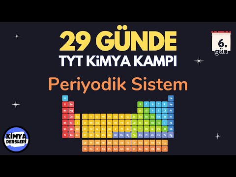 Periyodik Sistem | 29 Günde TYT Kimya Kampı | 6.Gün | 9.Sınıf Kimya 2.Ünite | TYT 2024