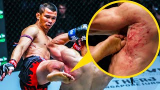 How Many Kicks Can You Take From Nong-O ⁉️ Muay Thai Fight Highlight