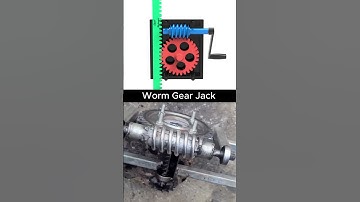 Worm Gear Jack #mechanism  #mechanic #engineering #mechanical #cad #solidworks #3dcad #3ddesign