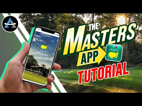 2020 Masters Golf Tournament App TUTORIAL