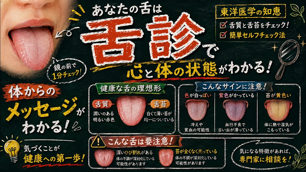 東洋医学「舌診」入門講座 | オンライン漢方相談・漢方薬の「西漢方薬店」