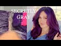 GRAY HAIR TRANSITION - Root Blending Tutorial