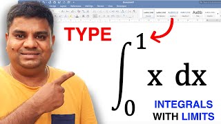 How To Type Integral Symbol With Limits In Word screenshot 4