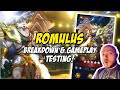Romulus  bloodcraft legends champion breakdown  gameplay testing
