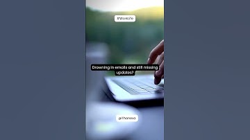 Drowning in emails? Here is an effective solution.