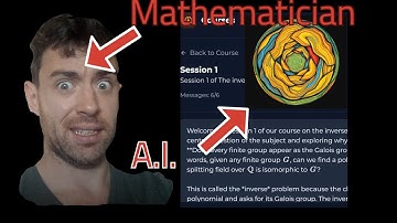 Mathematician uses AI to learn!
