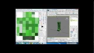 Creeper 3D Max Timelapse