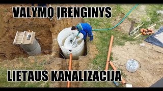 Nuotekos ir Lietaus Kanalizacija | darau pats | August VALYMO IRENGINio sumontavimas