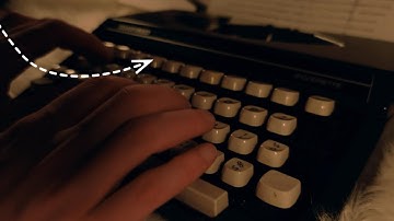 ASMR Typing on 1970s Typewriter (No Talking) | Real Retro Typing