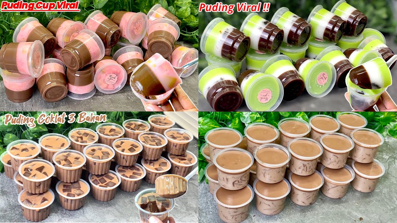 4 Resep Puding yang recomended kamu cobain ‼️ Bikinya mudah dan sangat lezat