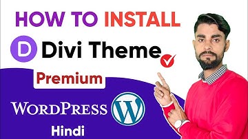 How To Install Divi Theme | Divi theme tutorial in Hindi | Techno Usmani