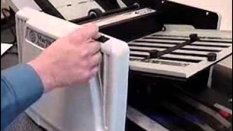 Martin Yale 1217A Paper Folder Video Demo from Office Zone