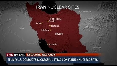 BREAKING NEWS: US strikes 3 Iranian nuclear sites, Trump says, joining Israeli air campaign