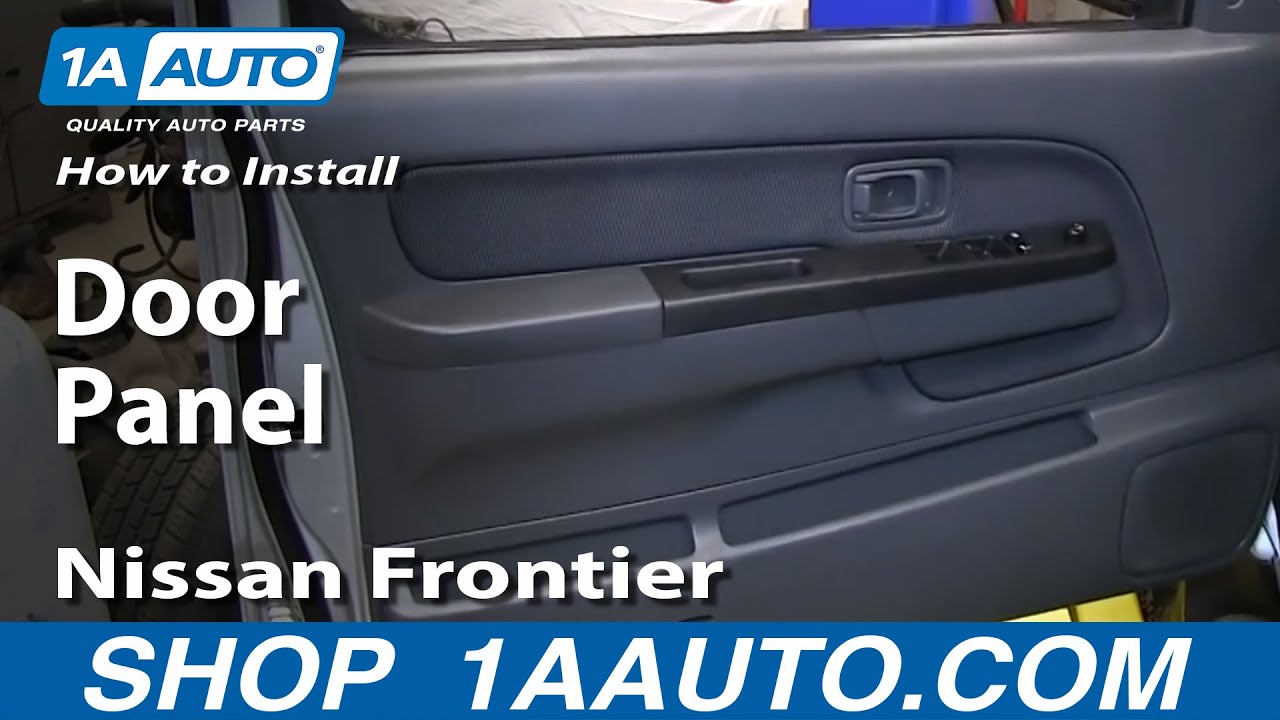 How to Replace Front Door Panel 01-04 Nissan Frontier ... power jack wiring diagram 