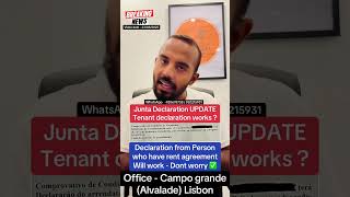 Junta Declaration Updatetenant Declaration Works ? Live Portugal By Harry Advocate Portugal