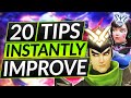 20 TRICKS that will CARRY YOU to GRANDMASTER - ALL ROLES - Overwatch Guide