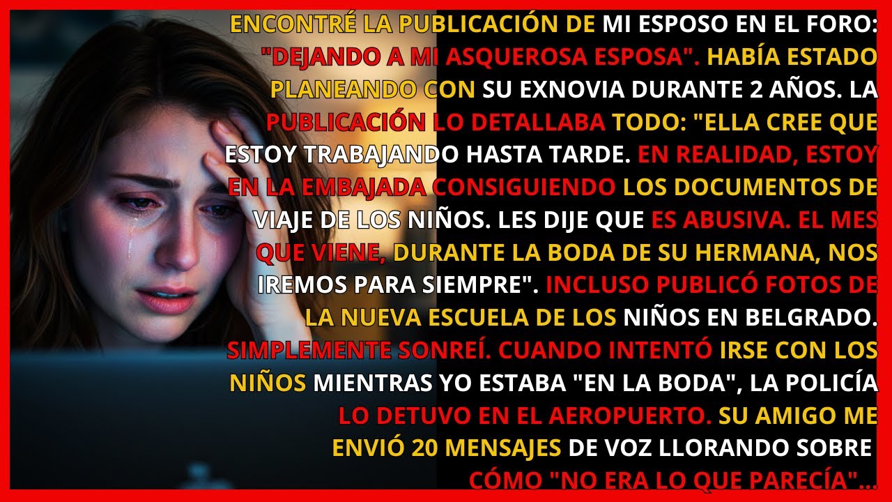 Mi esposo tenía otra mujer y un plan para llevarse a mis hijos para siempre