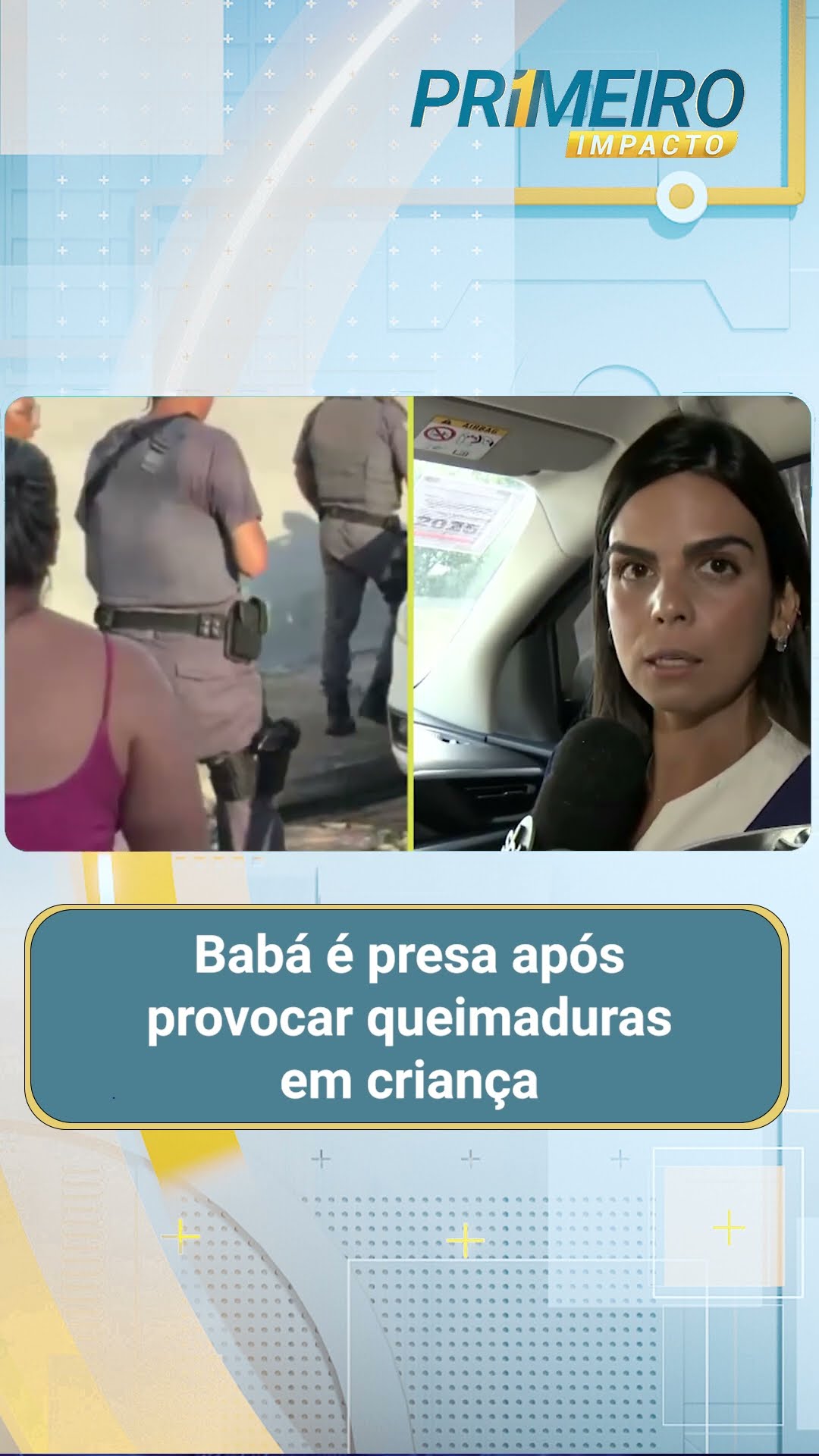 Babá é presa após provocar queimaduras em criança de 4 anos