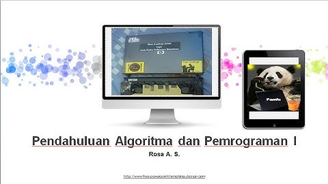 Mata Kuliah Algoritma dan Pemrograman 1 - Pendahuluan