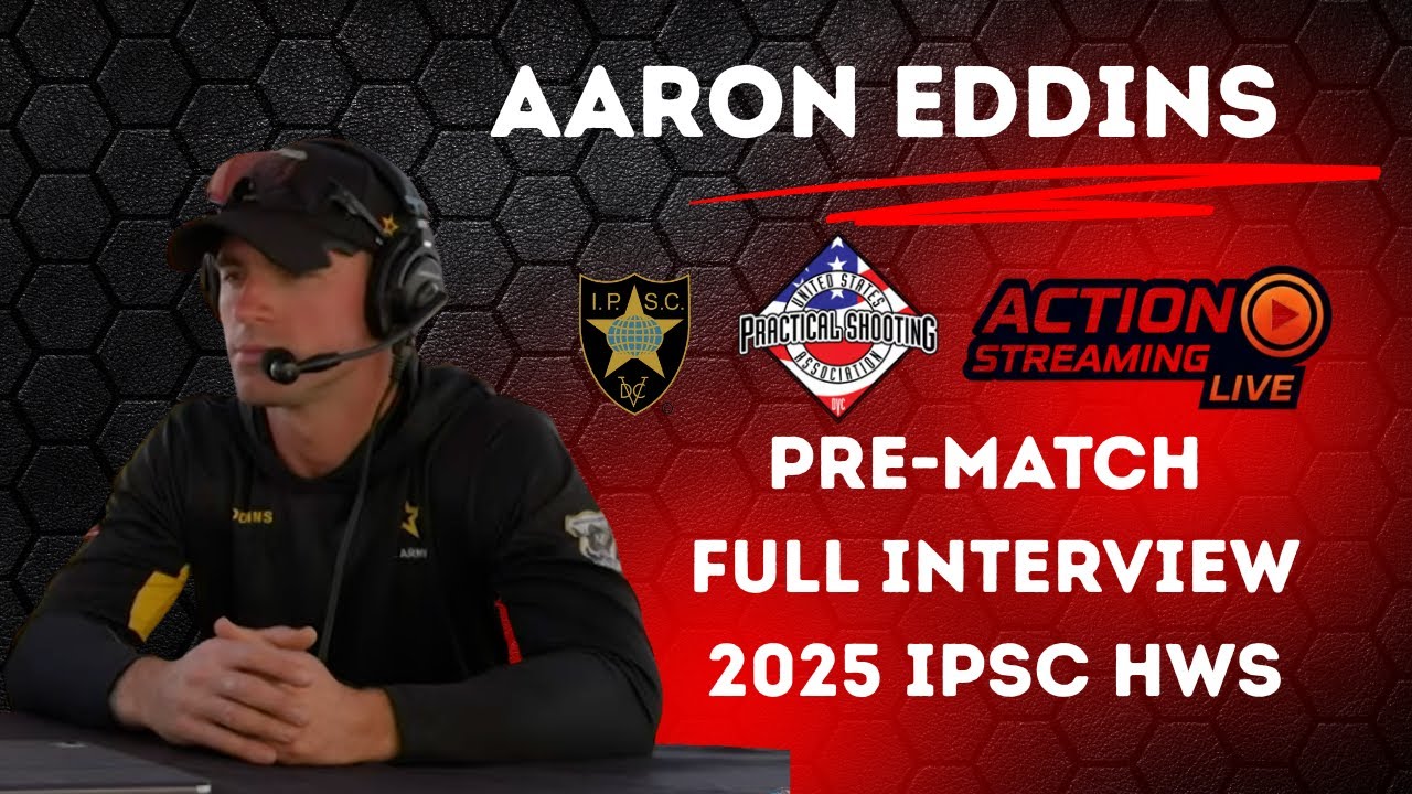 Aaron Eddins Pre-Match Full Interview - 2025 IPSC Handgun World Shoot