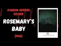 Rosemary’s Baby (1968) - Random Horror Review
