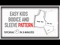 Pattern drafting for kids  beginners sewing tutorial baby dress tutorial 