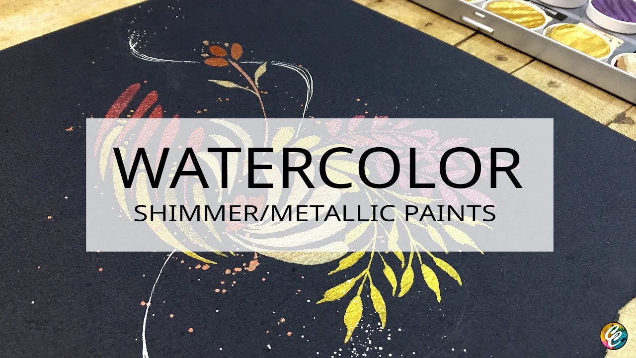 How to Paint Metallic Gold • Watercolor Tutorial 