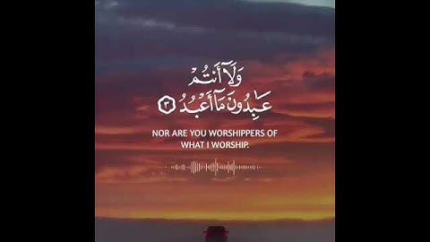 سورة الكافرون - القارئ فارس عباد