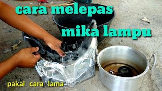 cara ganti mika lampu depan vario 125/150