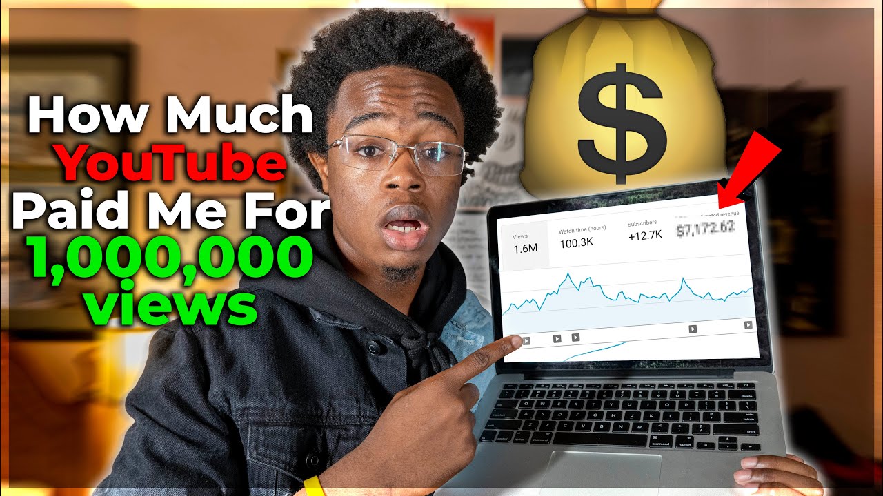 This Is How Much YouTube Paid Me For My 1,000,000 Viewed Video (not ...