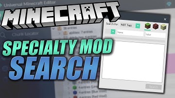 Universal Minecraft Editor - 1.1.6 Update & NEW Search Specialty Mod Showcase!