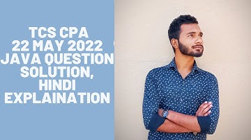 TCS CPA 22 May,2022 Java Question Solution(create a class RRT...)